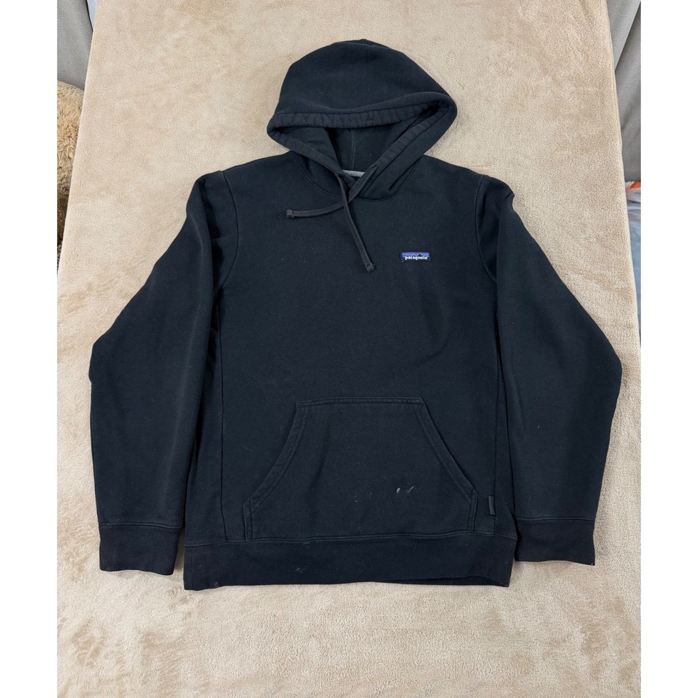 Patagonia‎ Uprisal Hoodie mens Polyester P-6 Logo Small Black
